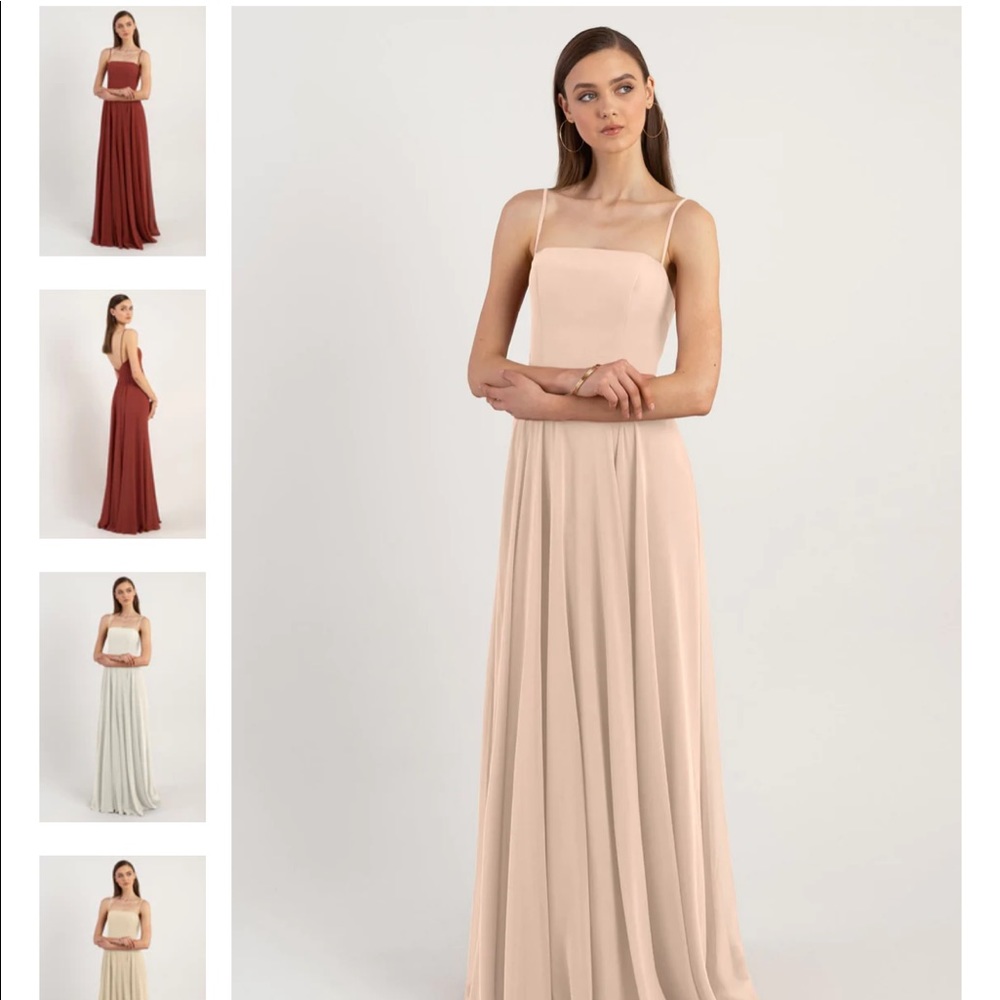 NWT Jenny Yoo soft blush “Renee” bridesmaid dress pink